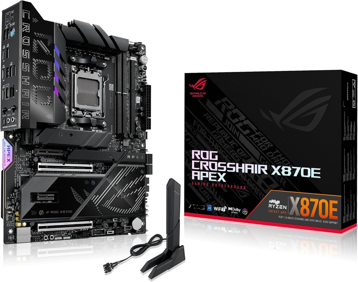 X870E Atx Motherboard - Материнская плата Rog Crosshair X870e Apex