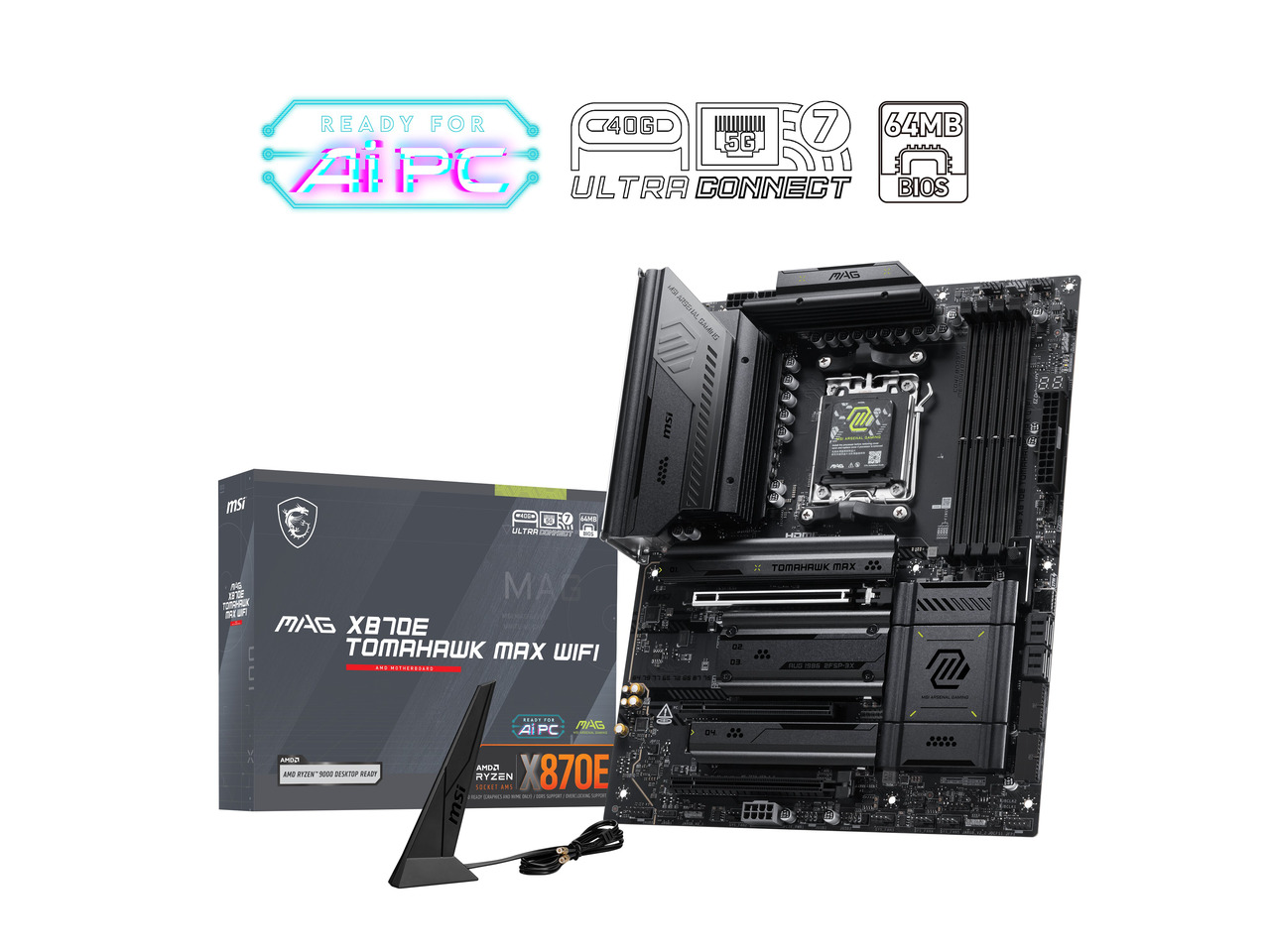 Материнская плата MSI MAG X870 – обзор и цена X870E Atx Motherboard